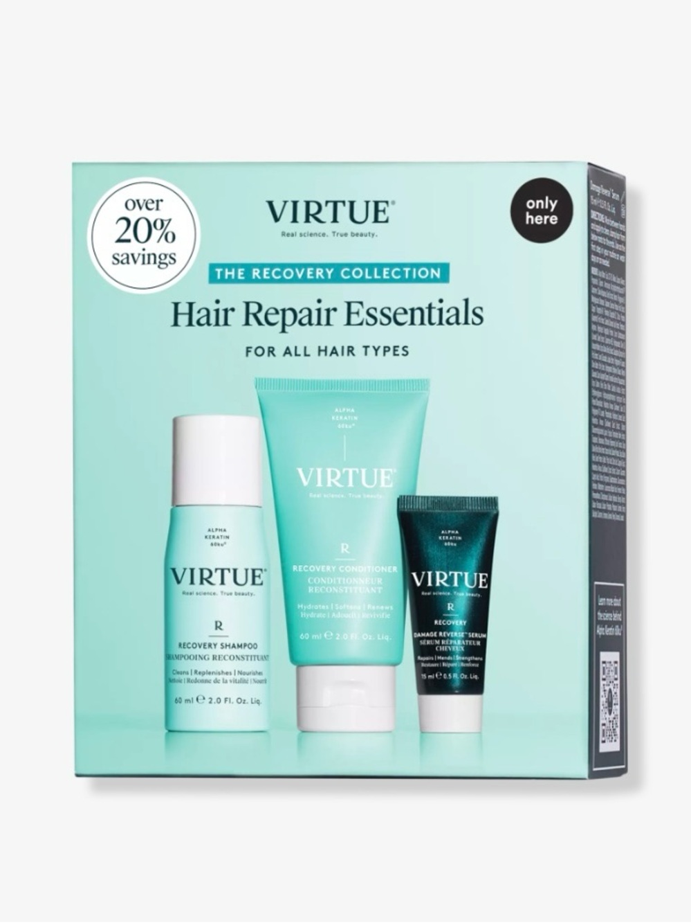 Virtue Recovery Hair Repair Essentials Kit